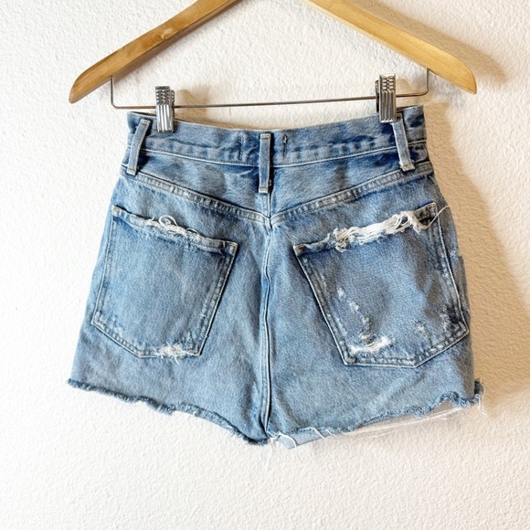 Agolde Distressed High Rise Dee Short in Riccochet Size 26 - Picture 5 of 6